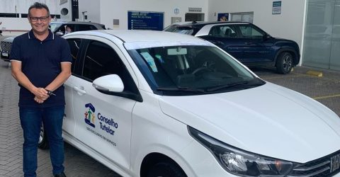 Prefeito de Santa Helena anuncia conquista de carro novo para o Conselho Tutelar