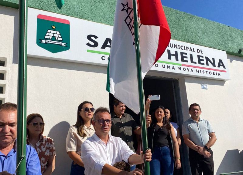 Prefeitura realiza ato cívico 7 de setembro e reinaugura Creche