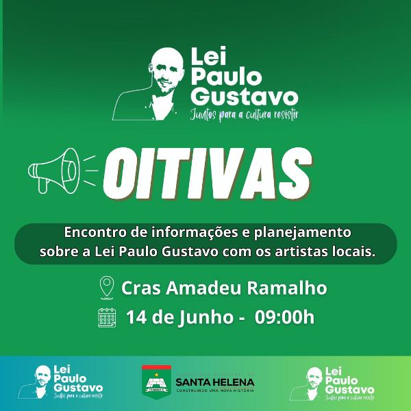 Encontro sobre a implementação da Lei Paulo Gustavo no Município