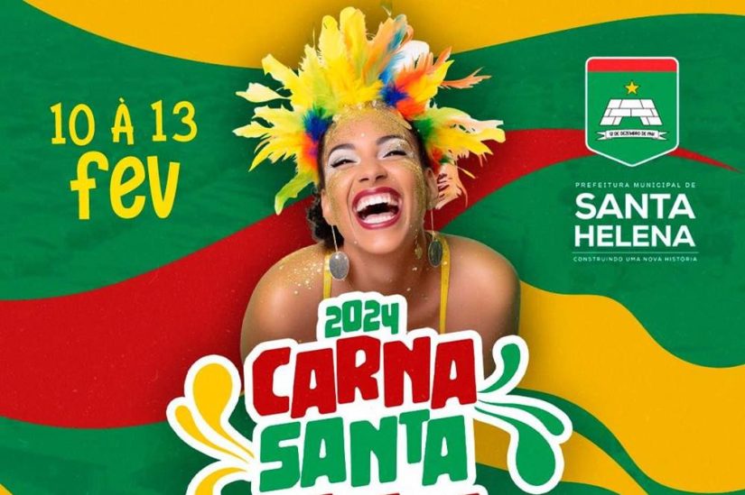 Trio elétrico com atrações nacionais e regionais agitam Carnaval de Santa Helena 2024; confira programação