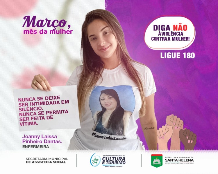 Prefeitura lança campanha que promete movimentar as redes sociais no mês das mulheres em Santa Helena